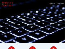 Tablet Screenshot of brokerdedominios.com